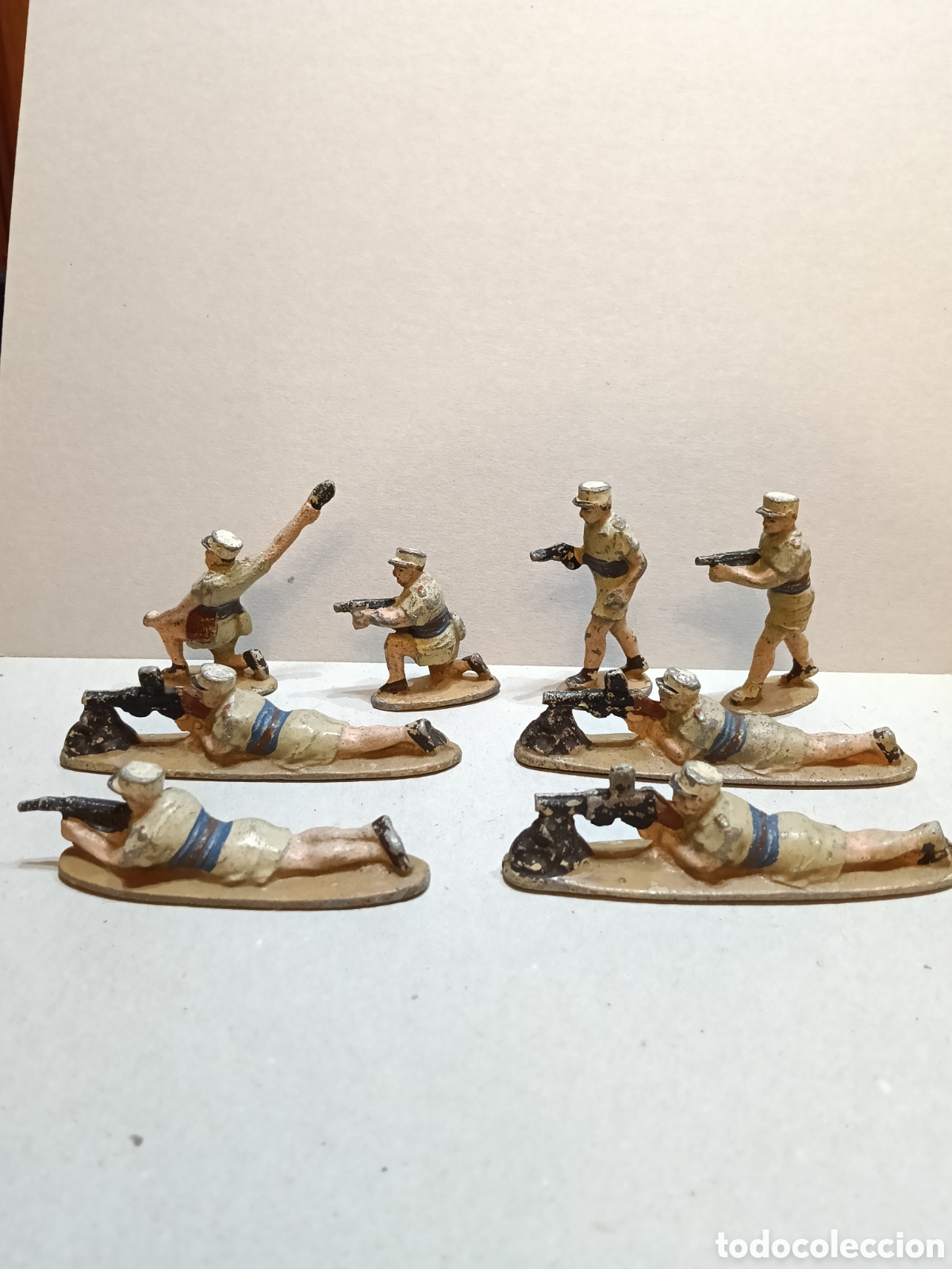 Juguetes antiguos y juegos de colecci&oacute;n: Figura de aluminio de 65 mm