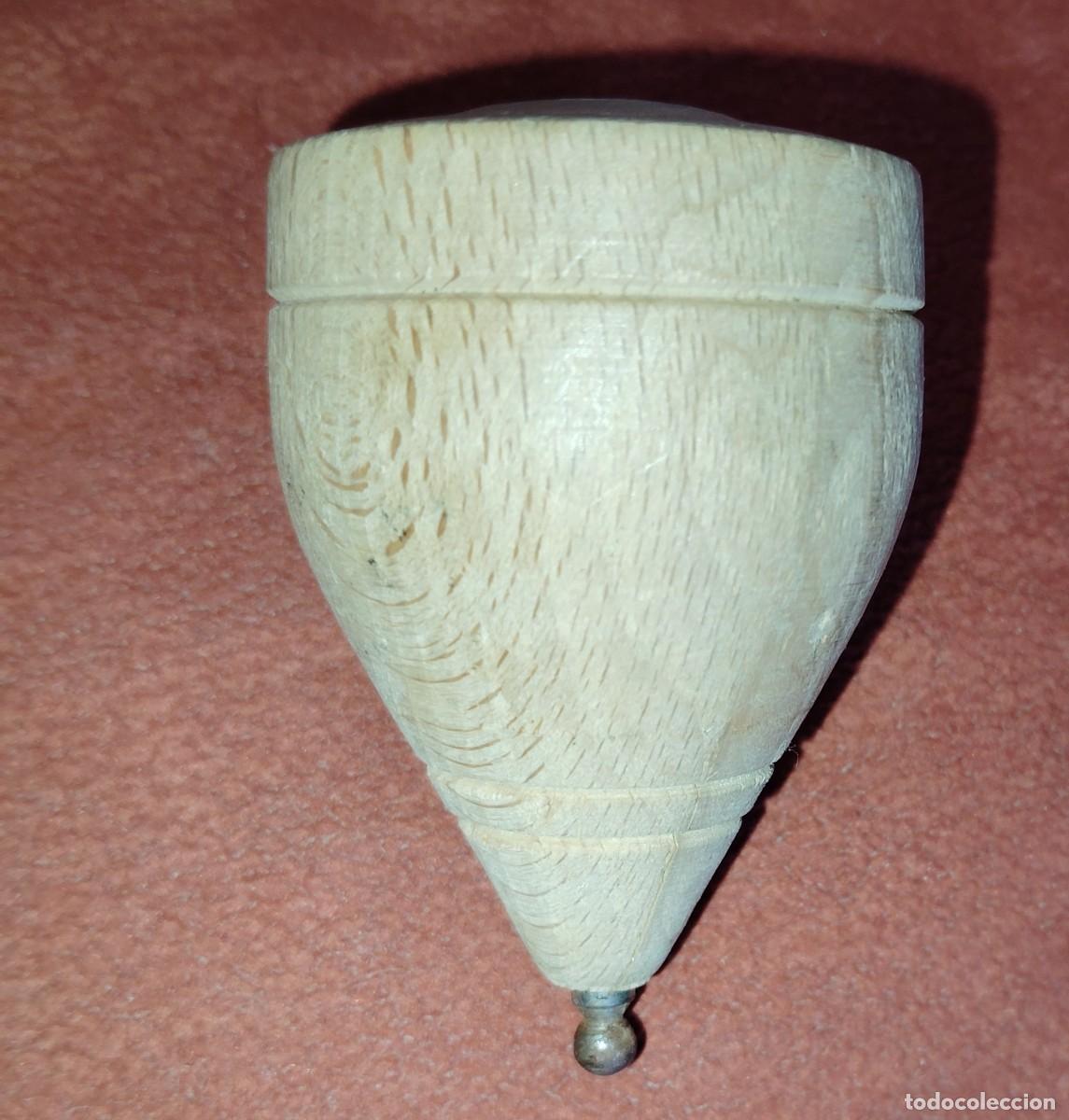 Juguetes antiguos y juegos de colecci&oacute;n: ANTIGUA PEONZA DE MADERA..ENVIO INCLUIDO EN EL PRECIO.