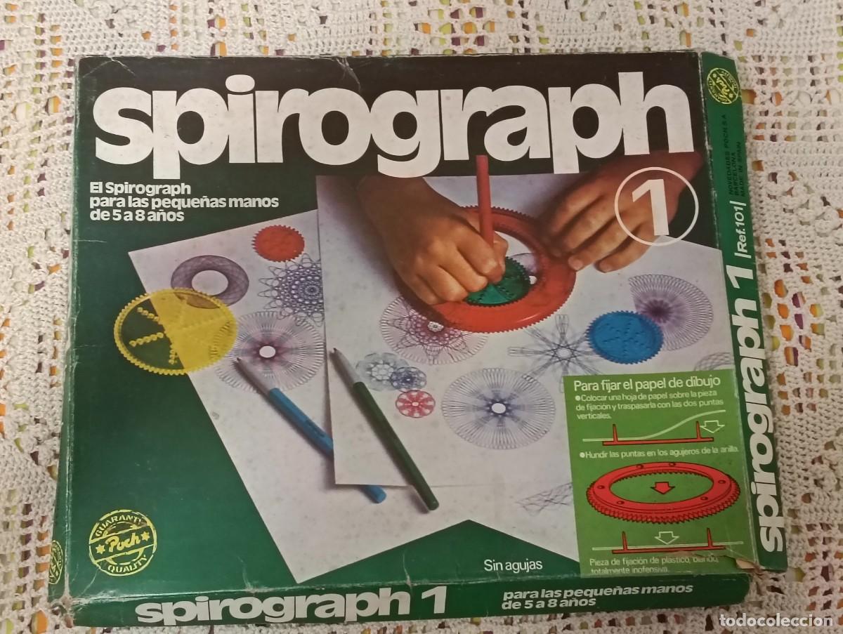 Juguetes antiguos y juegos de colecci&oacute;n: Juego Vintage Spirograph 1 - Novedades Poch - A&ntilde;os 70/80 - Con Manual Original - Made in Spain