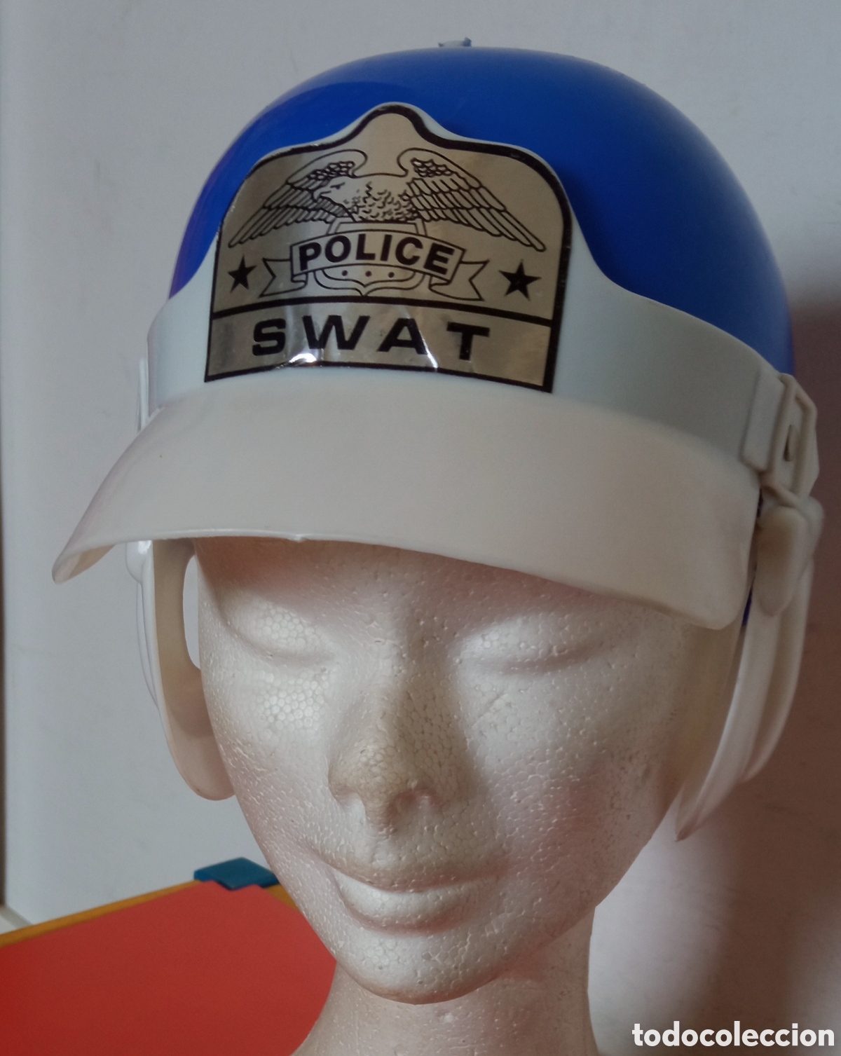 Juguetes antiguos y juegos de colecci&oacute;n: CASCO POLICE SWAT SHAMBERS 70'S SHAMBER'S.NUEVO.