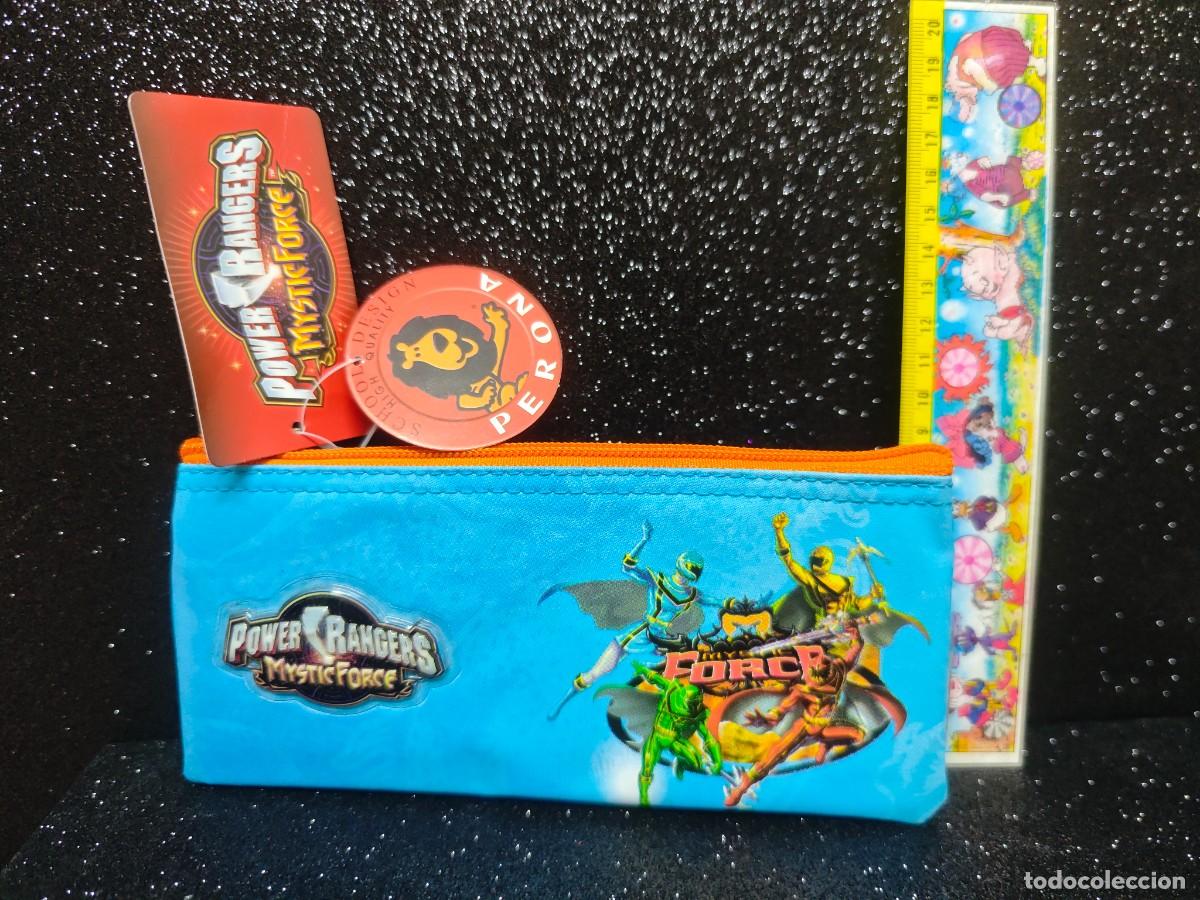 Juguetes antiguos y juegos de colecci&oacute;n: ANTIGUO ESTUCHE ESCOLAR POWER RANGERS MARCA PERONA CON RELIEVE