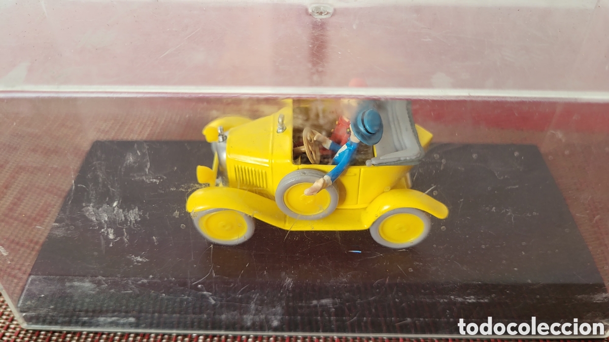 Juguetes antiguos y juegos de colecci&oacute;n: Antiguo coche tin-tin