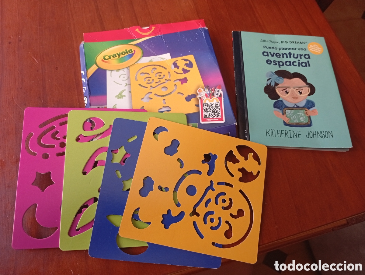 Juguetes antiguos y juegos de colecci&oacute;n: JUGUETE LIBRO PROMOCIONAL MCDONALDS CRAYOLA LITTLE PEOPLE KATHERINE JOHNSON