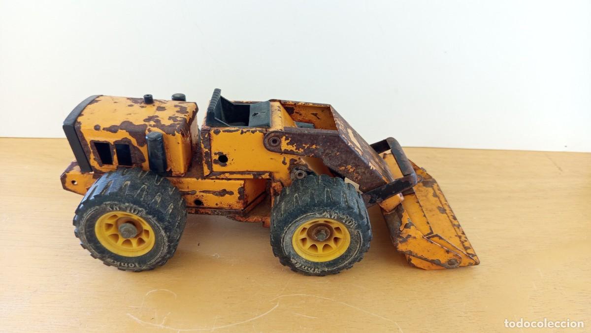Juguetes antiguos y juegos de colecci&oacute;n: Tractor cargador frontal Tonka antiguo juguete de acero de los a&ntilde;os 70