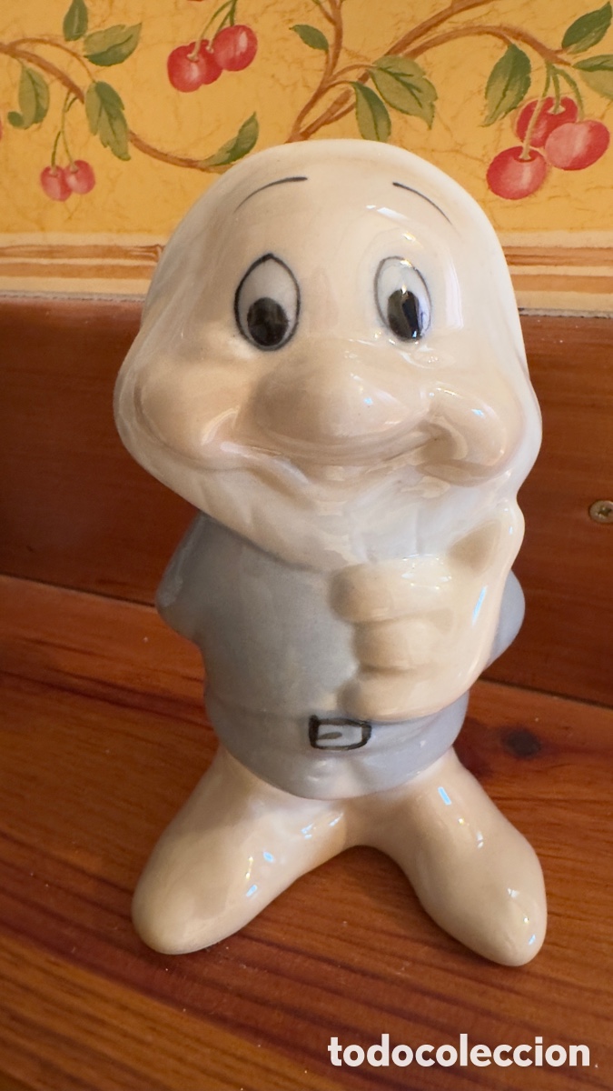 Antique Toys and Collectible Games: Enanito Blancanieves porcelana Disney