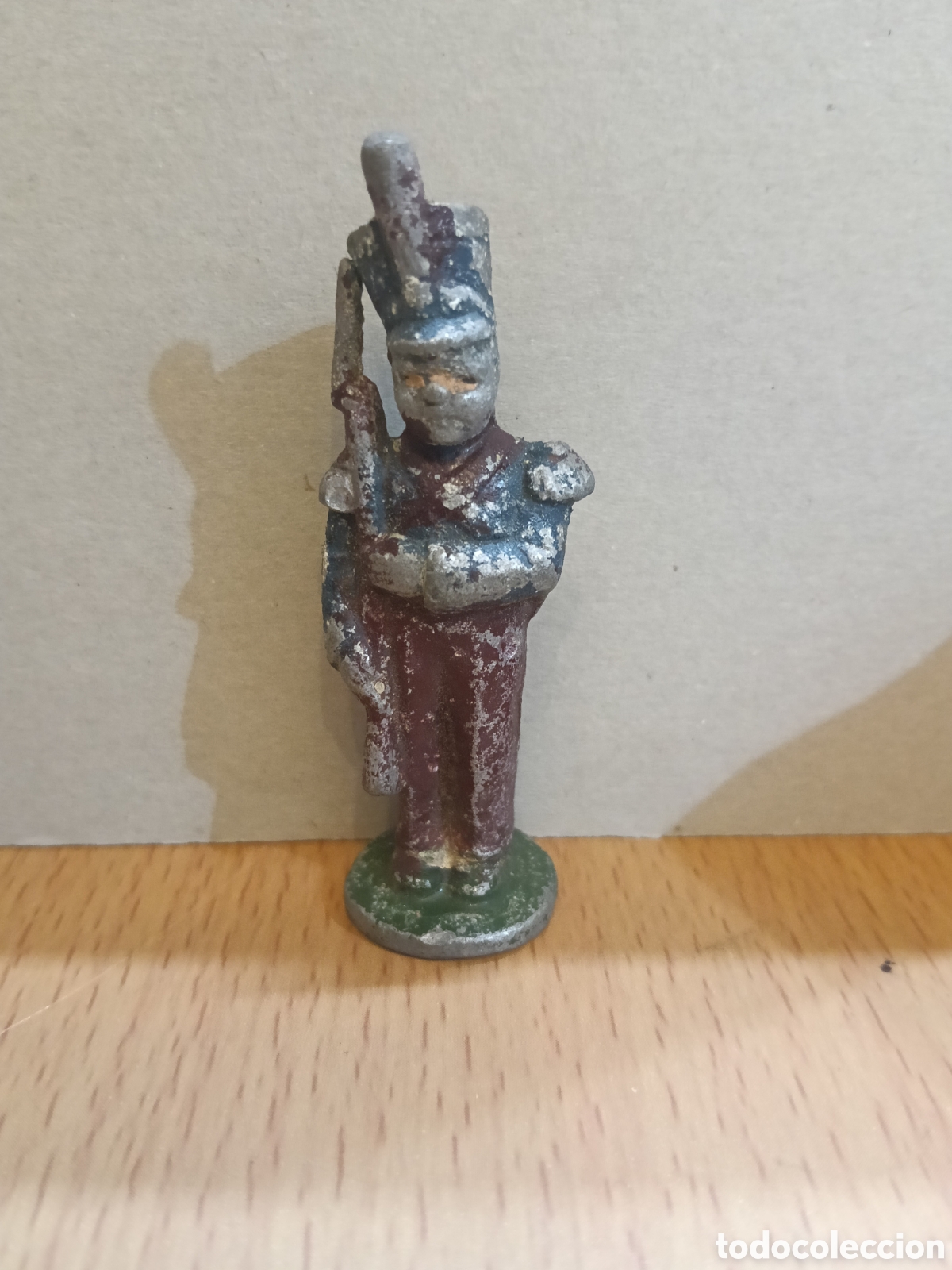 Juguetes antiguos y juegos de colecci&oacute;n: Figura soldado en aluminio de 55 mm