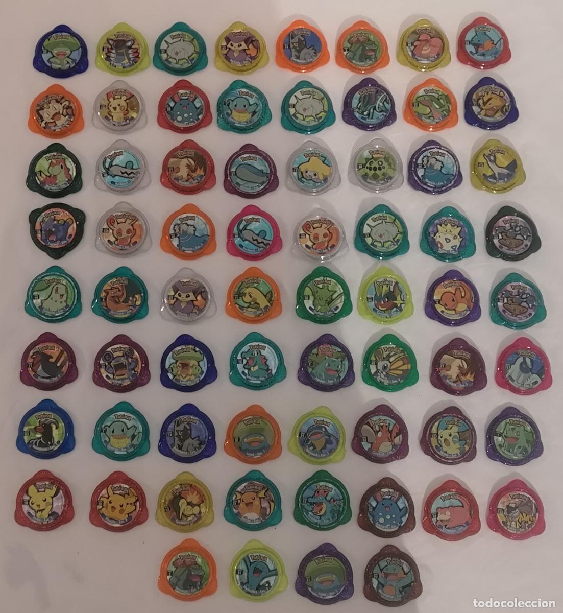 Juguetes antiguos y juegos de colecci&oacute;n: POKEMON LOTE TAZOS KRAKS PANINI