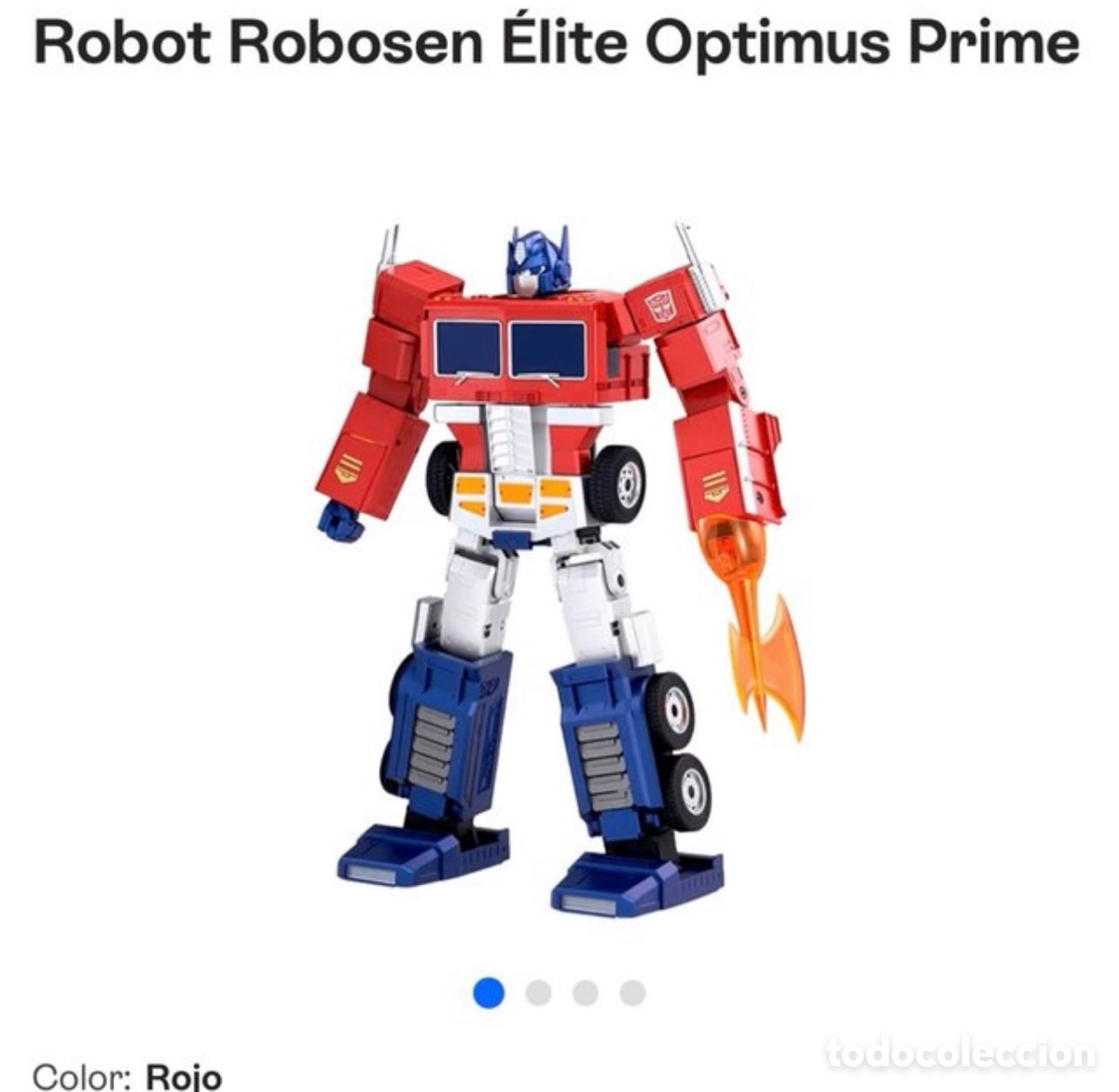 Juguetes antiguos y juegos de colecci&oacute;n: Robot robosen Optimus prime &eacute;lite