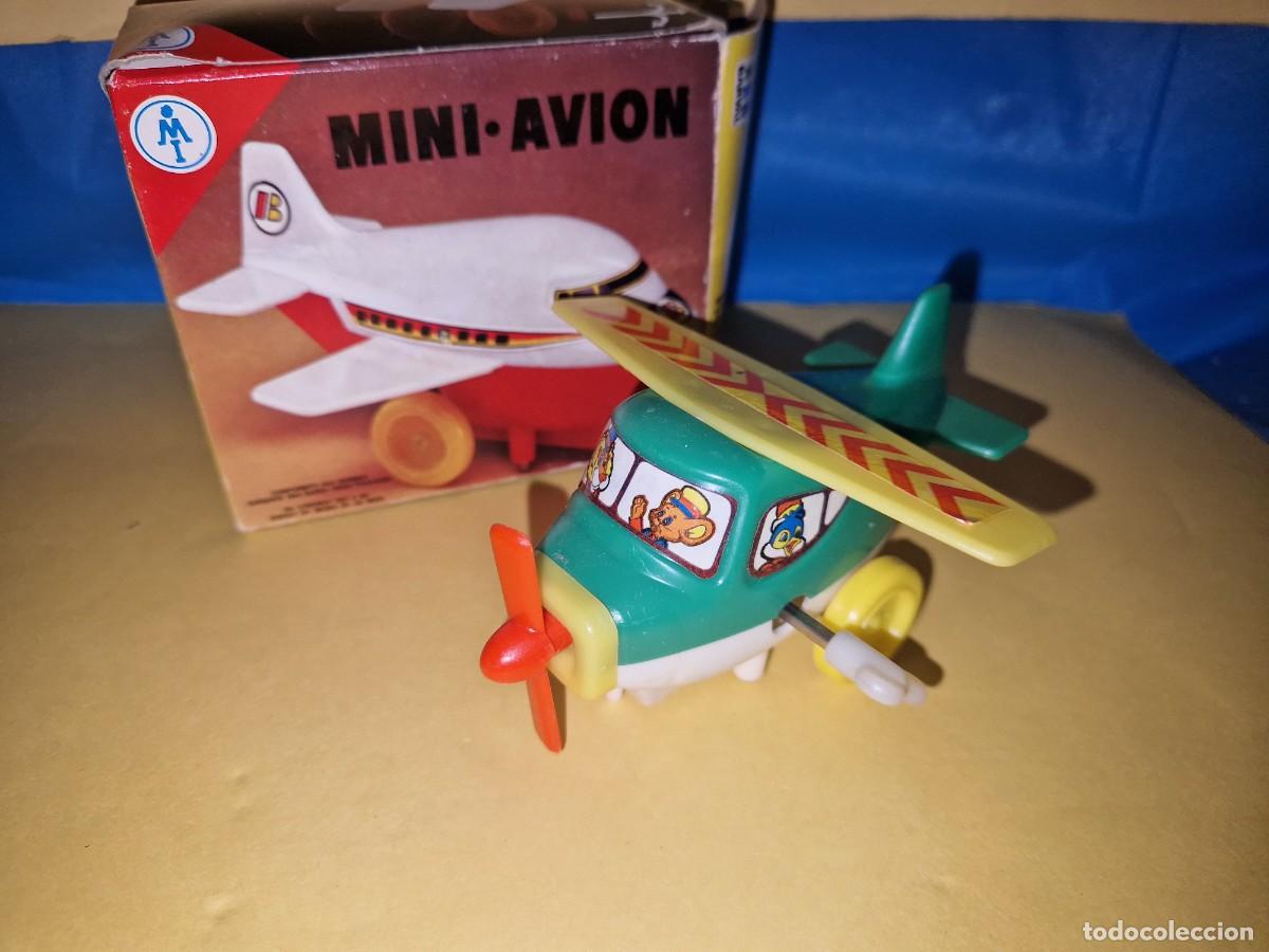 Juguetes antiguos y juegos de colecci&oacute;n: ANTIGUO AVION A CUERDA DE LA MECANICA IBENSE