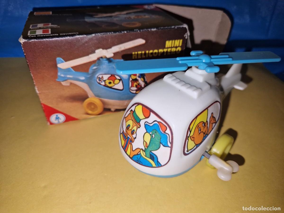 Juguetes antiguos y juegos de colecci&oacute;n: ANTIGUO HELICOPTERO A CUERDA DE MECANICA IBENSE