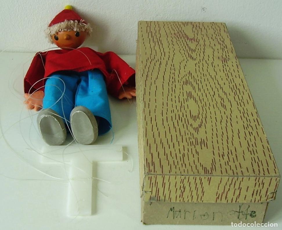 Juguetes antiguos y juegos de colecci&oacute;n: Marioneta a&ntilde;os 60, en su caja original.
