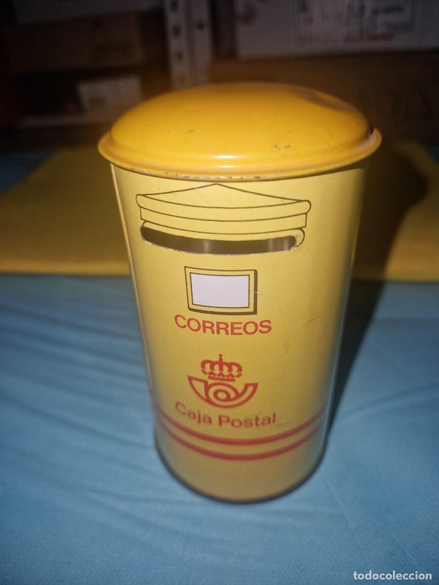 Juguetes antiguos y juegos de colecci&oacute;n: HUCHA DE METAL EN FORMA DE BUZON DE CORREOS DE LA ANTIGUA CAJA POSTAL
