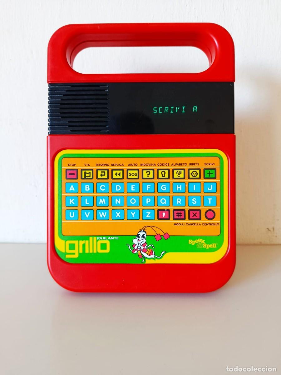 Juguetes antiguos y juegos de colecci&oacute;n: Grillo Parlante Clementoni Texas Instruments Audio non Funzionante Speak & Spell Vintage