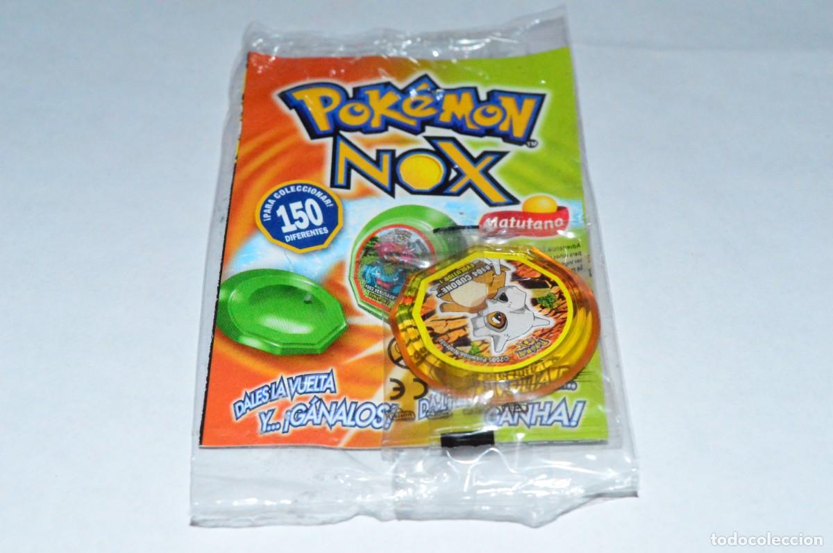 Antique Toys and Collectible Games: COLECCI&Oacute;N TAZOS MATUTANO POK&Eacute;MON NOX TAZO CAPS POGS #104 CUBONE EVOLUTION 1 PRECINTADO CHECKLIST
