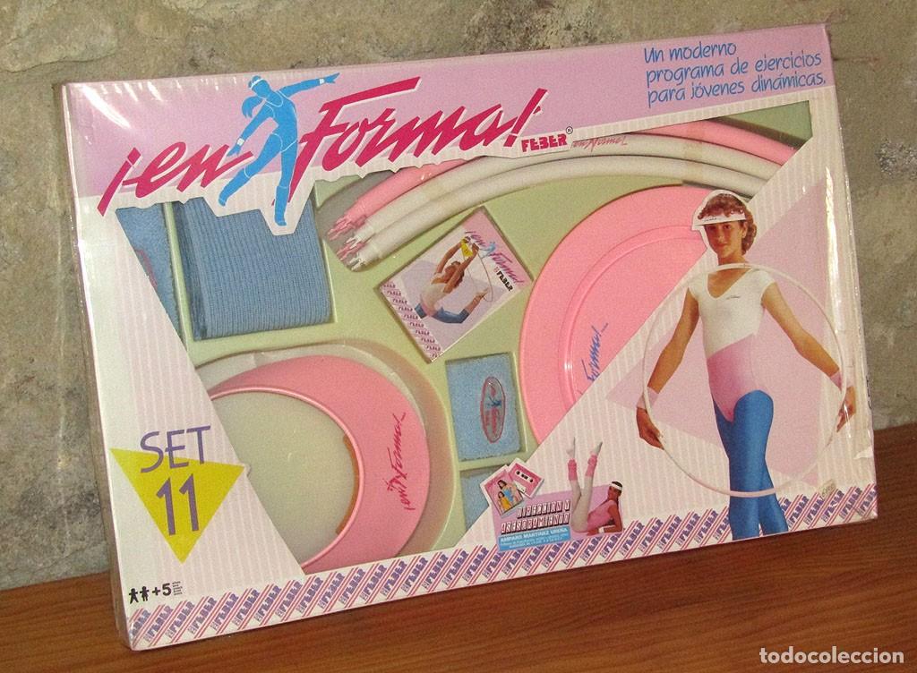 Juguetes antiguos y juegos de colecci&oacute;n: EN FORMA!, DE FEBER - SET N&ordm;11 - NUEVO Y PRECINTADO - JUEGO DE GIMNASIA Y AEROBIC - A&Ntilde;OS 80