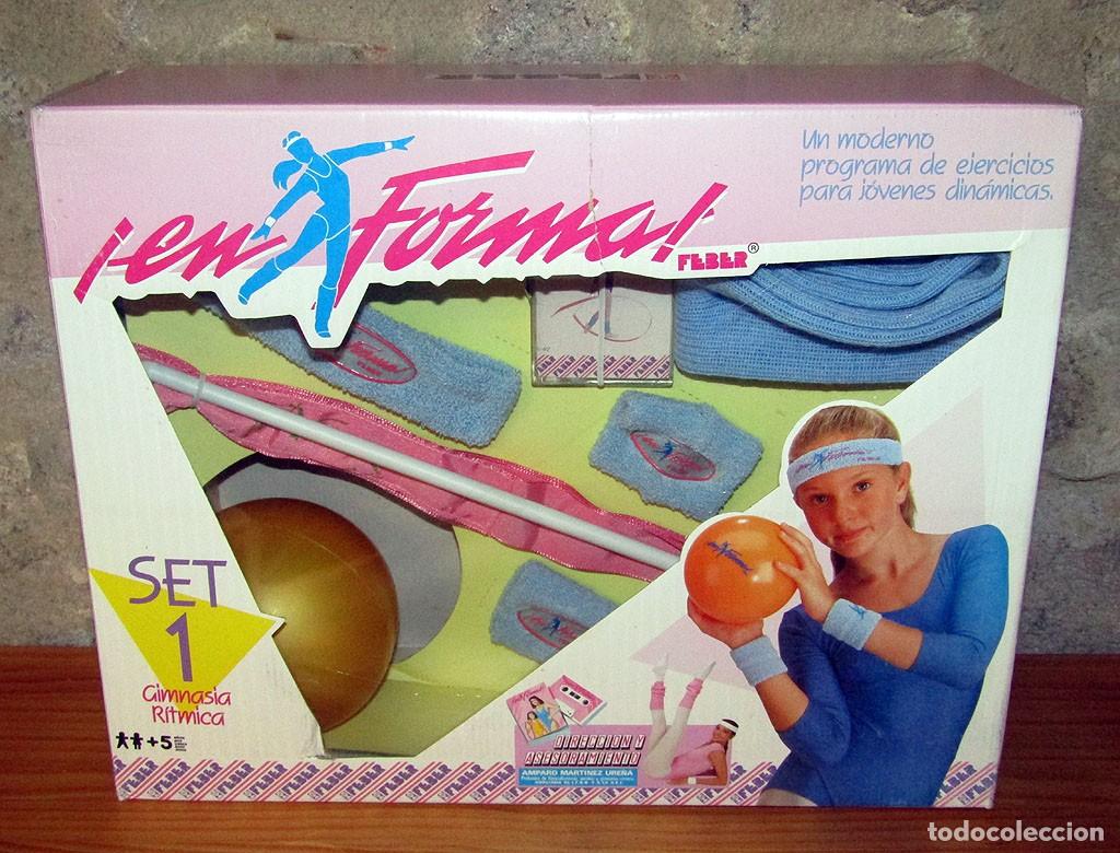 Juguetes antiguos y juegos de colecci&oacute;n: EN FORMA!, DE FEBER - SET N&ordm;1: GIMNASIA R&Iacute;TMICA - NUEVO Y PRECINTADO - A&Ntilde;OS 80