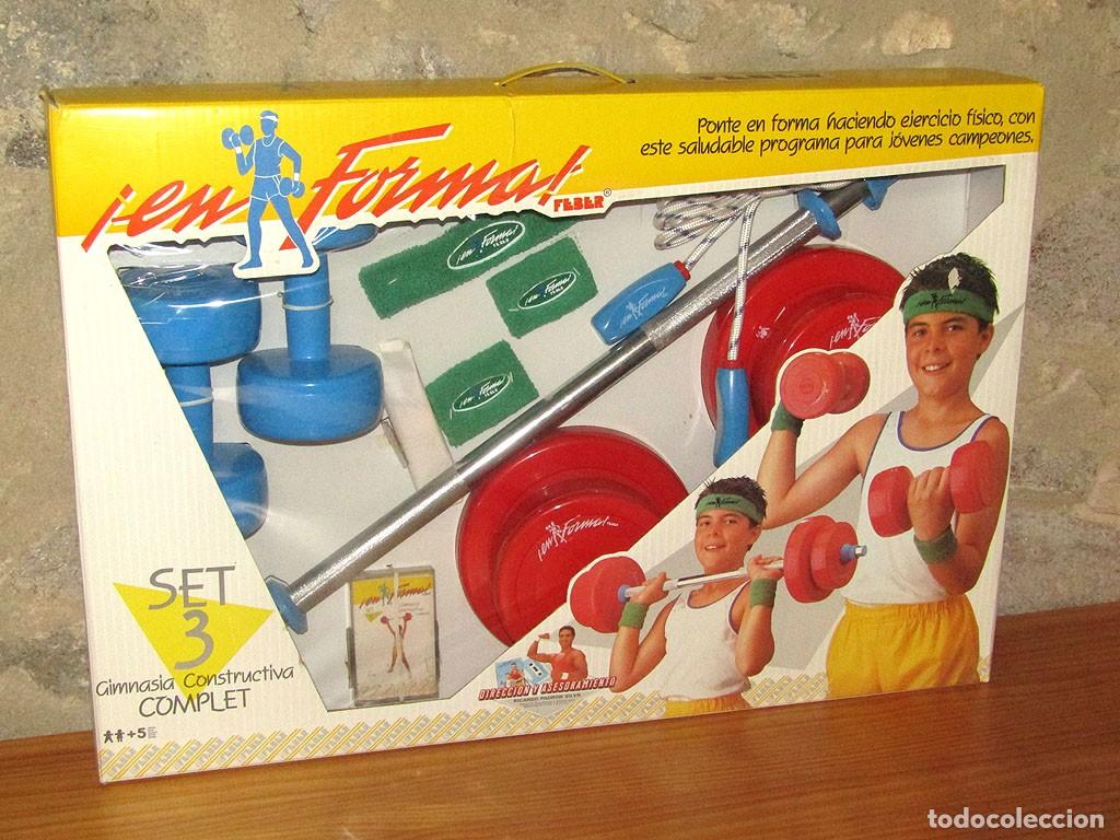 Juguetes antiguos y juegos de colecci&oacute;n: EN FORMA!, DE FEBER - SET N&ordm;3: GIMNASIA CONSTRUCTIVA COMPLET - NUEVO - A&Ntilde;OS 80