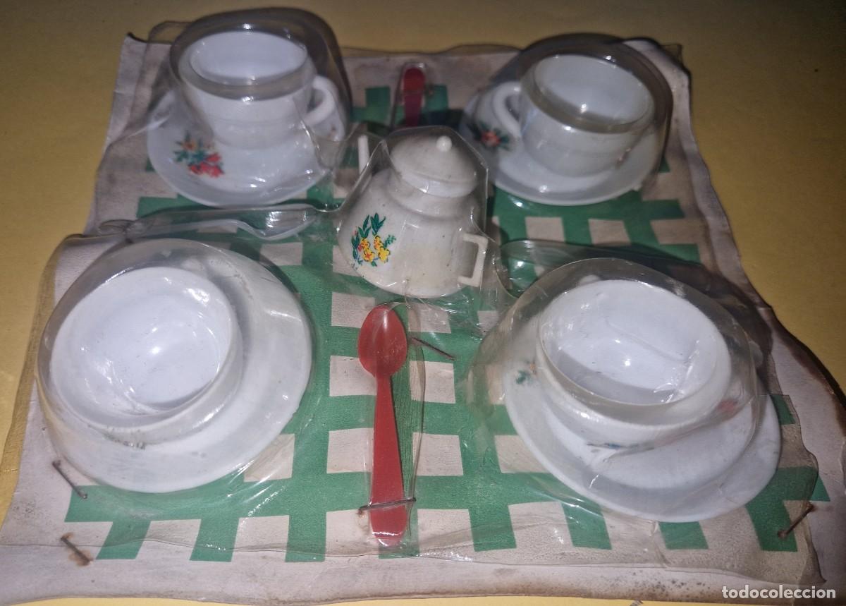 Juguetes antiguos y juegos de colecci&oacute;n: CACHARRITOS, ANTIGUO JUEGO DE CAFE