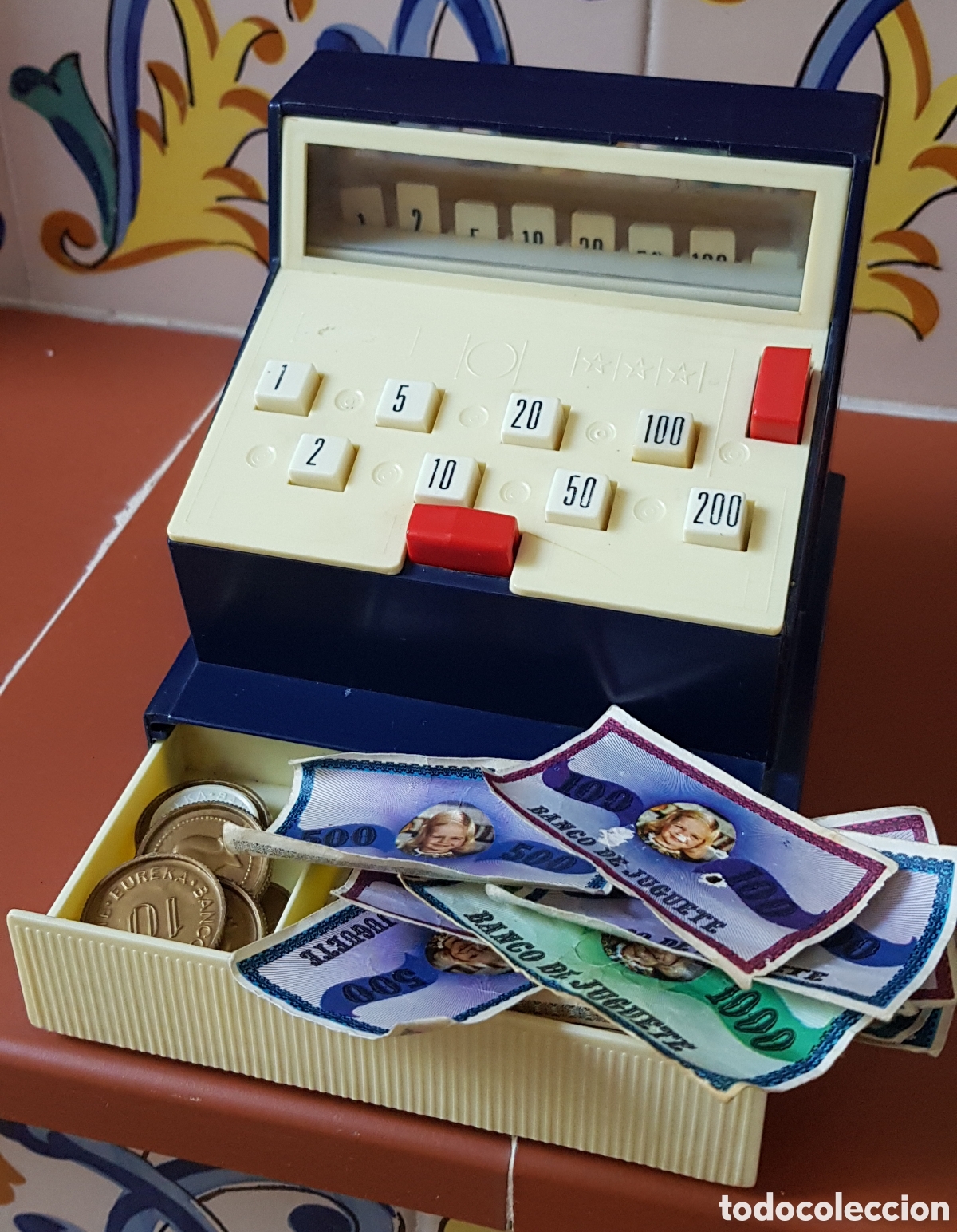 Juguetes antiguos y juegos de colecci&oacute;n: Caja registradora Eureka