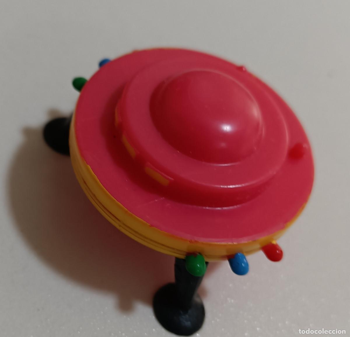 Juguetes antiguos y juegos de colecci&oacute;n: platillo volante topper pa lapiz borgmann alienigena alien ufo extraterrestre miniatura mini ovni