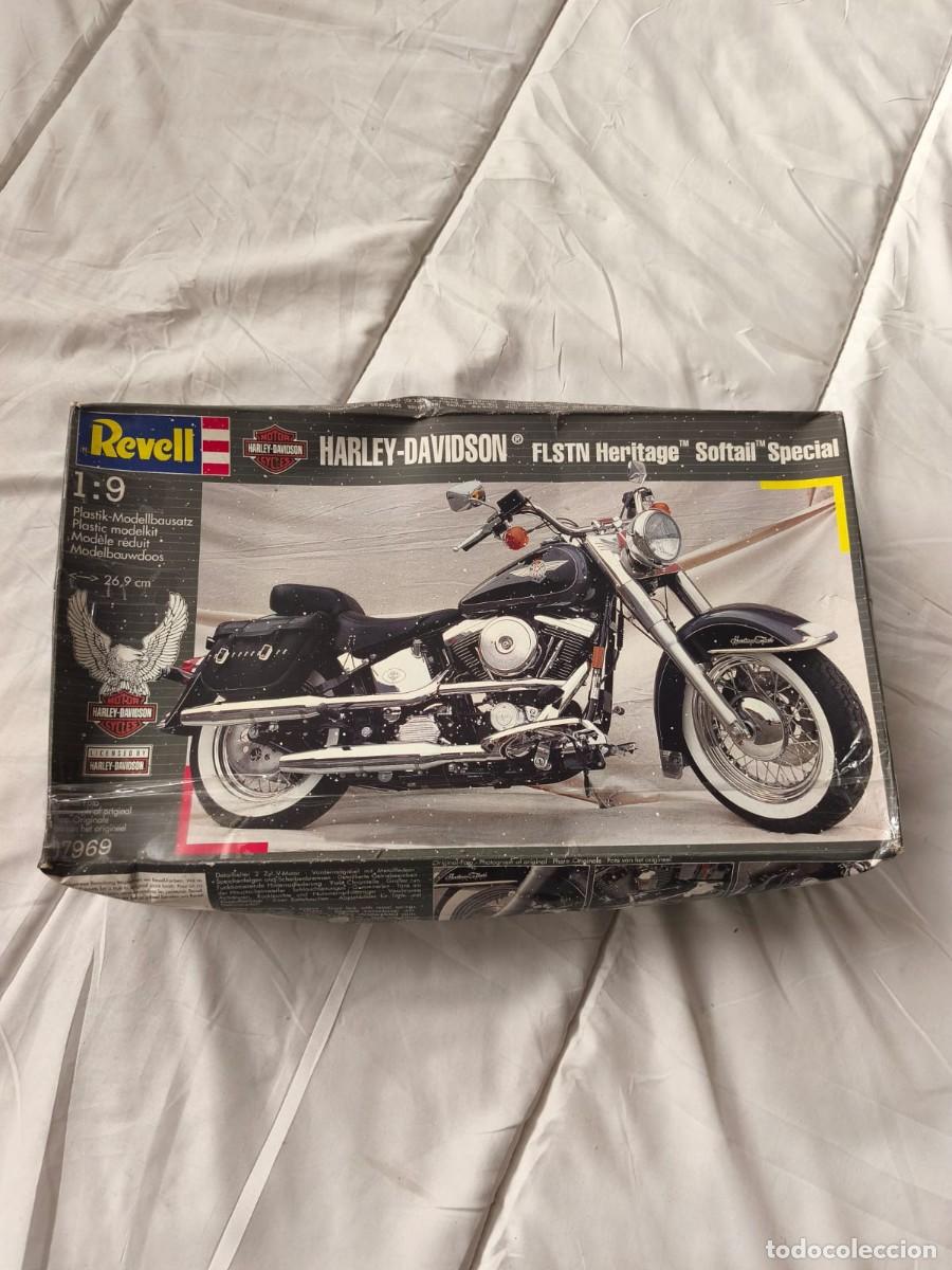 Juguetes antiguos y juegos de colecci&oacute;n: Kit de modelismo Harley-Davidson FLSTN Heritage Softail Special