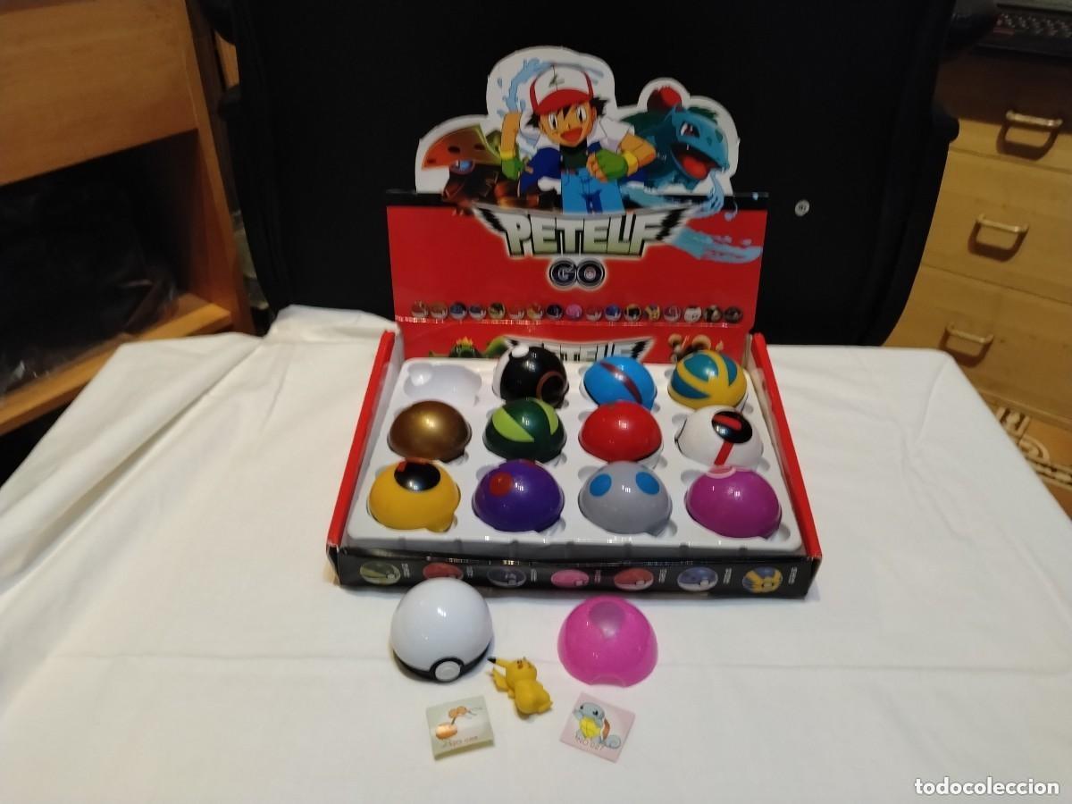 Brinquedos antigos e Jogos de cole&ccedil;&atilde;o: Figura de Pok&eacute;mon 12 unids bolas Pikachu Pokeball