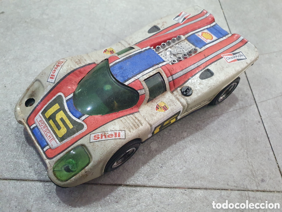 Juguetes antiguos y juegos de colecci&oacute;n: Coche de lata Porsche. (L120)