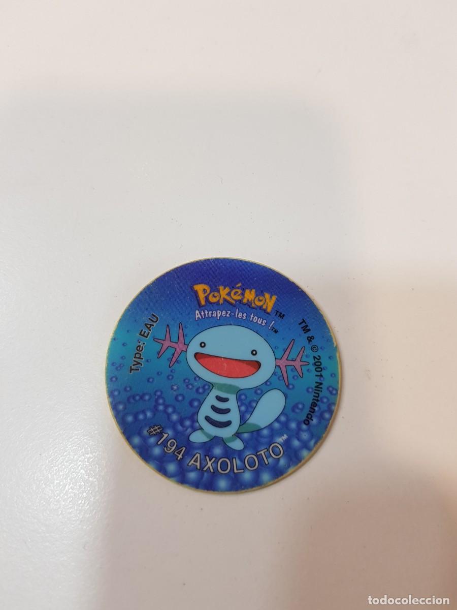 Juguetes antiguos y juegos de colecci&oacute;n: Tazo pokemon Axoloto