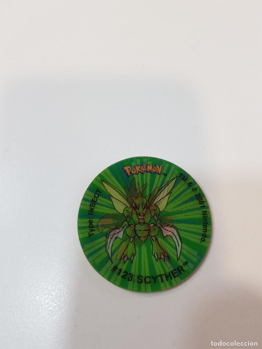 Juguetes antiguos y juegos de colecci&oacute;n: Tazo pokemon Flippo 3d lenticular ( con doblez o faltas ) Scizor