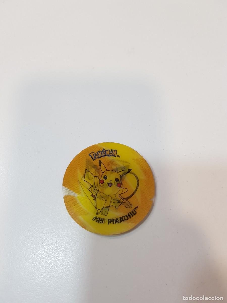Juguetes antiguos y juegos de colecci&oacute;n: Tazo pokemon Flippo 3d lenticular ( con doblez o faltas ) Pikachu