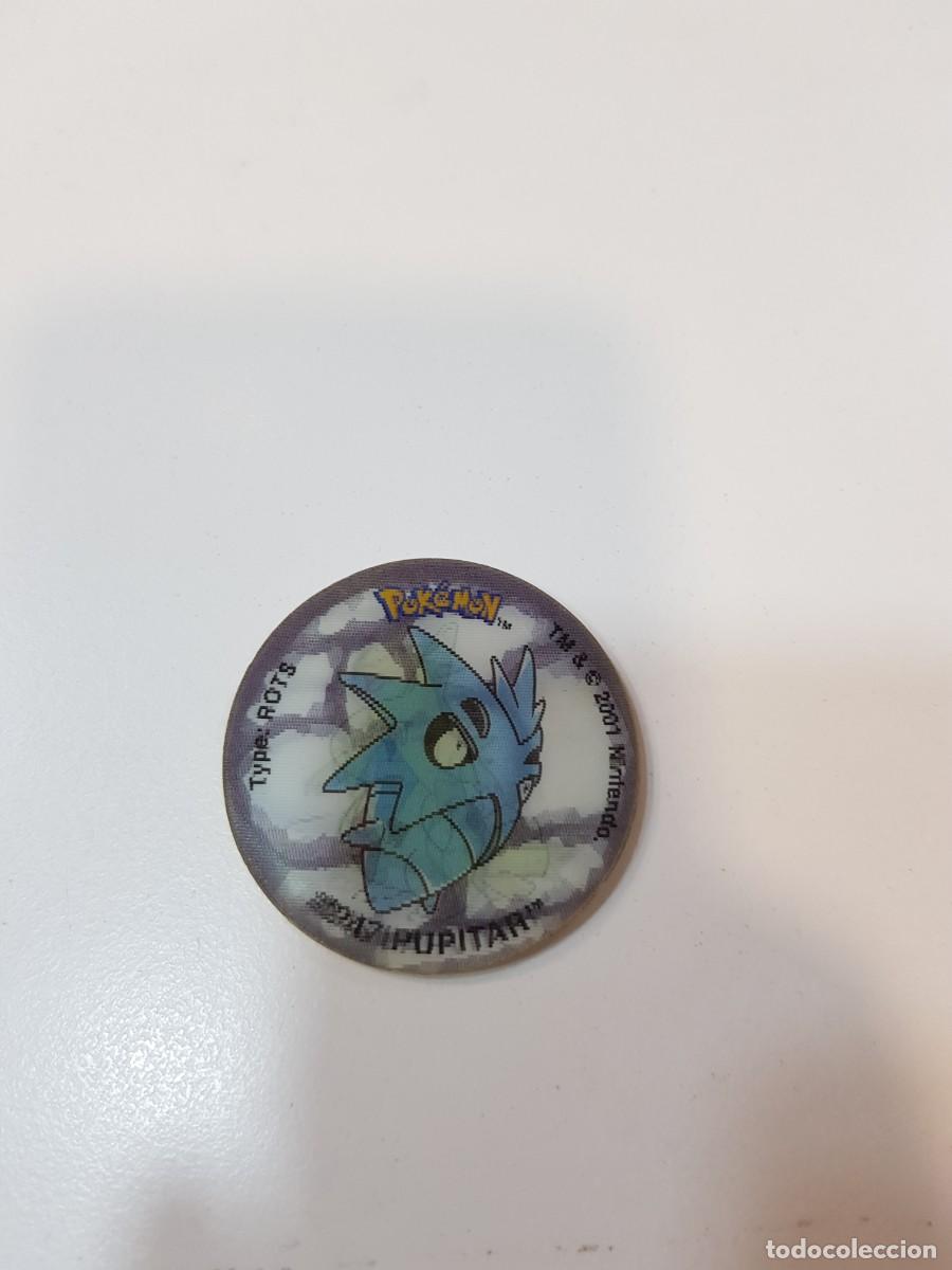 Brinquedos antigos e Jogos de cole&ccedil;&atilde;o: Tazo pokemon Flippo 3d lenticular Tyranitar