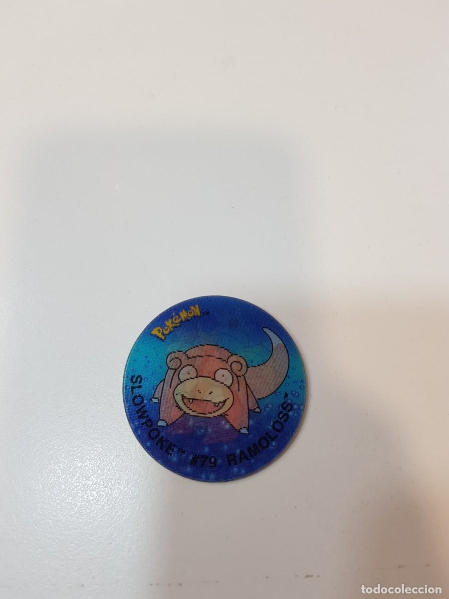 Brinquedos antigos e Jogos de cole&ccedil;&atilde;o: Tazo pokemon Flippo 3d lenticular Slowpoke