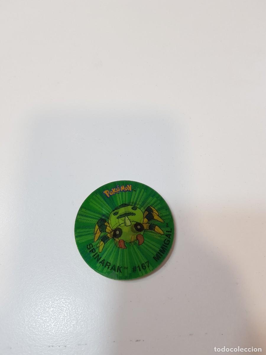 Brinquedos antigos e Jogos de cole&ccedil;&atilde;o: Tazo pokemon Flippo 3d lenticular Spinarak