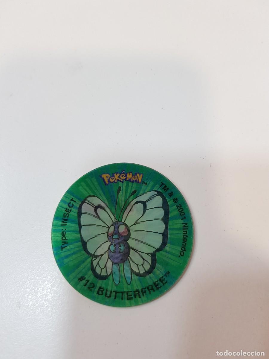 Juguetes antiguos y juegos de colecci&oacute;n: Tazo pokemon Flippo 3d lenticular Caterpie