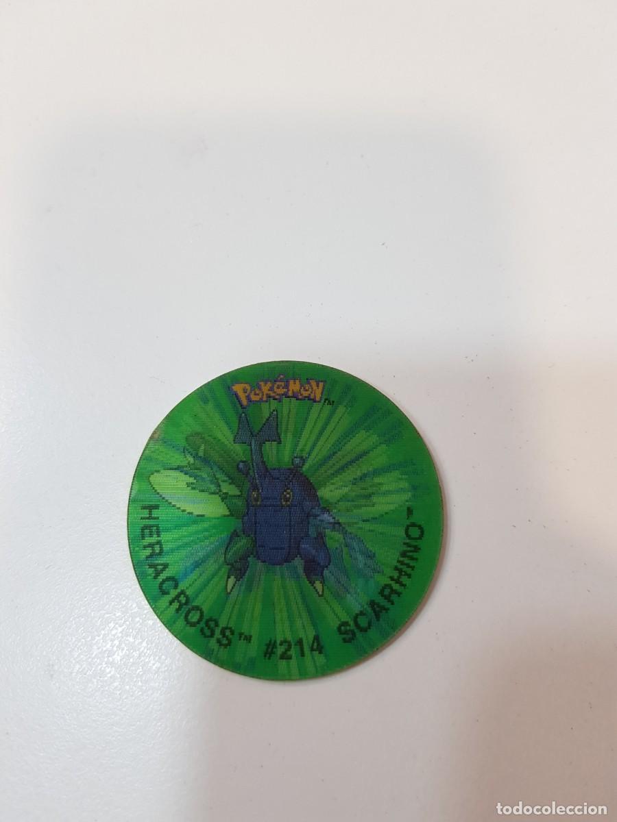 Juguetes antiguos y juegos de colecci&oacute;n: Tazo pokemon Flippo 3d lenticular Heracross