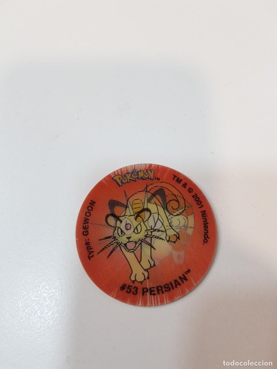 Juguetes antiguos y juegos de colecci&oacute;n: Tazo pokemon Flippo 3d lenticular Persian