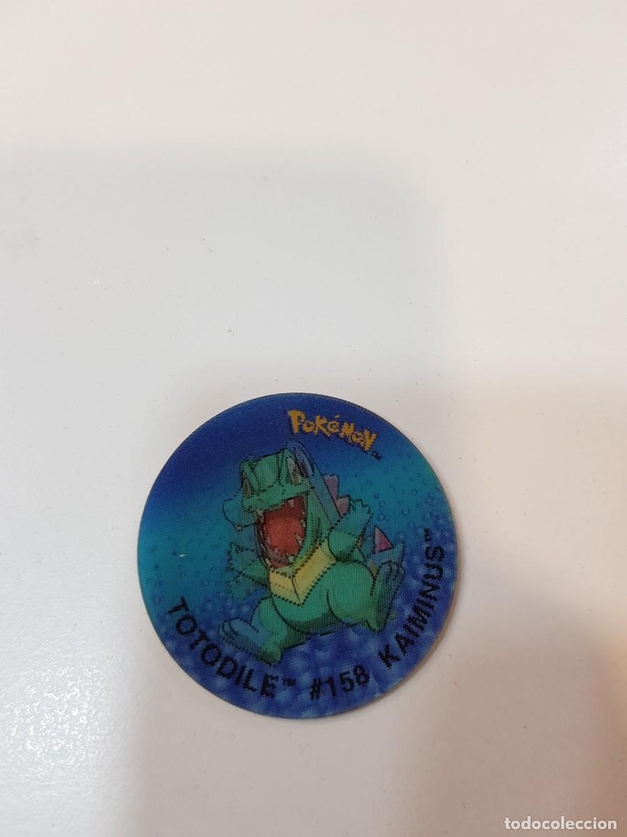 Juguetes antiguos y juegos de colecci&oacute;n: Tazo pokemon Flippo 3d lenticular Totodile
