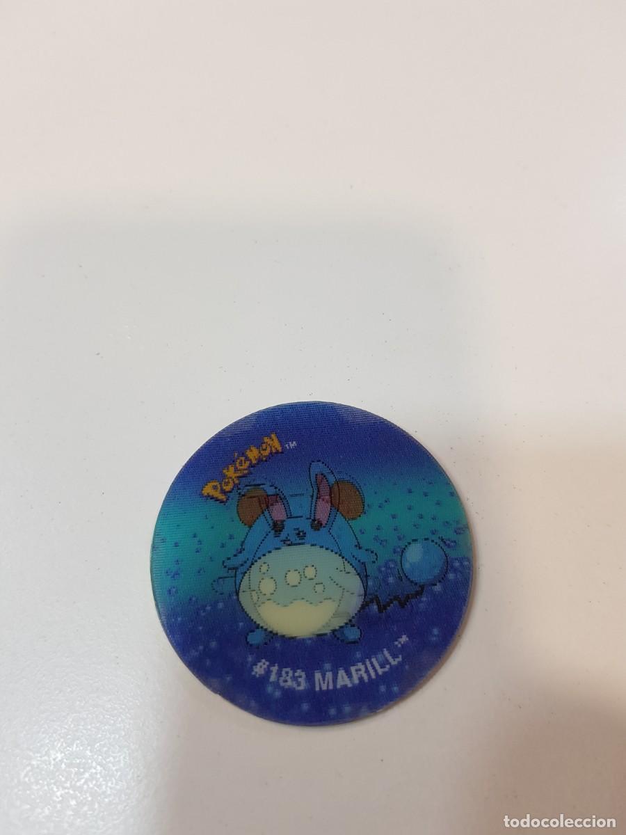 Juguetes antiguos y juegos de colecci&oacute;n: Tazo pokemon Flippo 3d lenticular Azumarrill