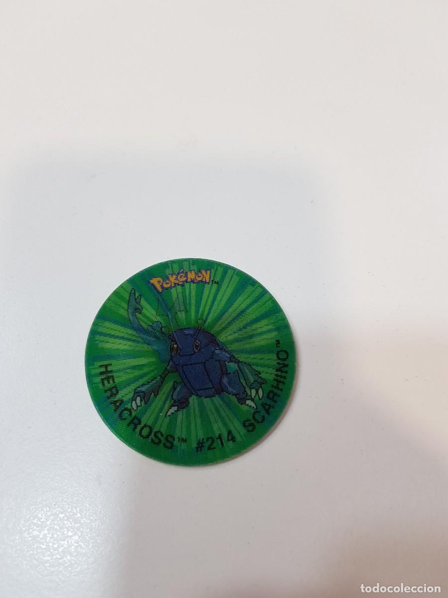 Juguetes antiguos y juegos de colecci&oacute;n: Tazo pokemon Flippo 3d lenticular Heracross