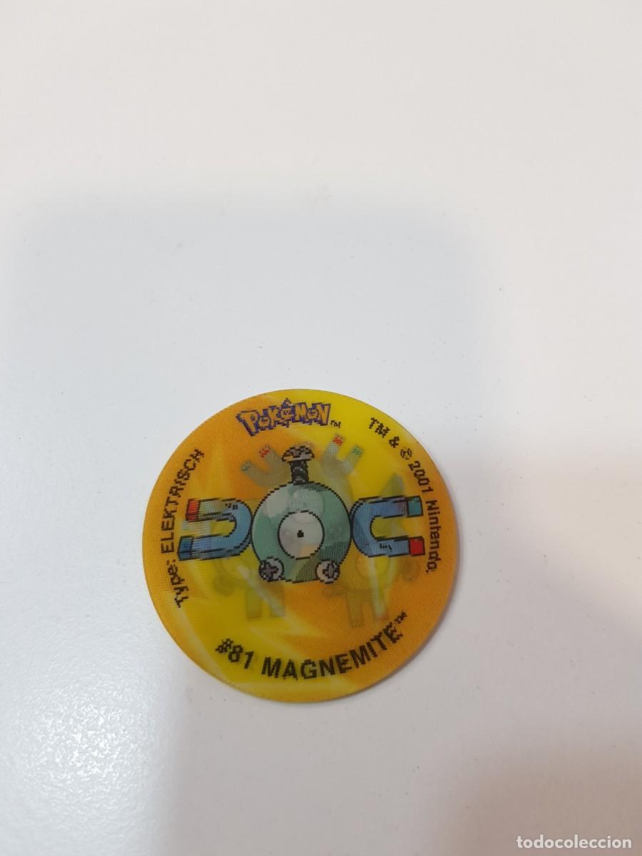 Juguetes antiguos y juegos de colecci&oacute;n: Tazo pokemon Flippo 3d lenticular Magnemite