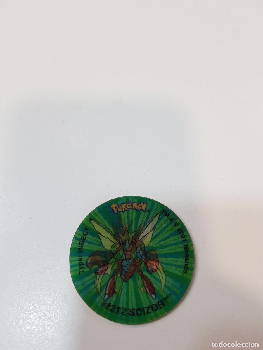 Juguetes antiguos y juegos de colecci&oacute;n: Tazo pokemon Flippo 3d lenticular Scyther