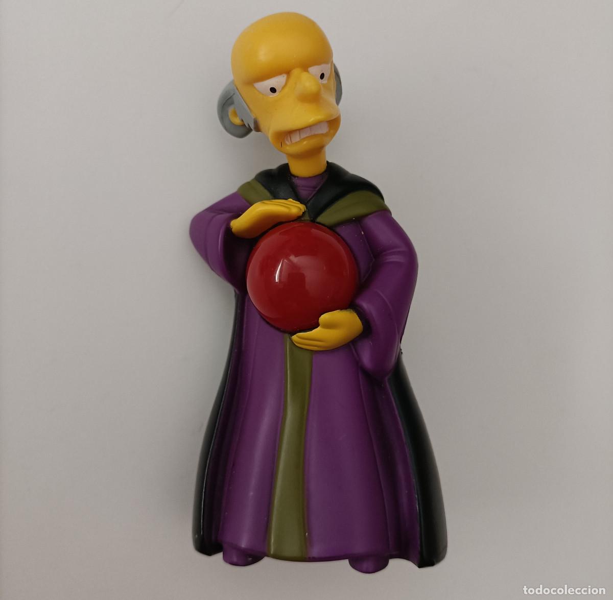 Juguetes antiguos y juegos de colecci&oacute;n: Figura serie Simpson mister Burns mr promocional burger King 2011 mu&ntilde;eco halloween terror house burn