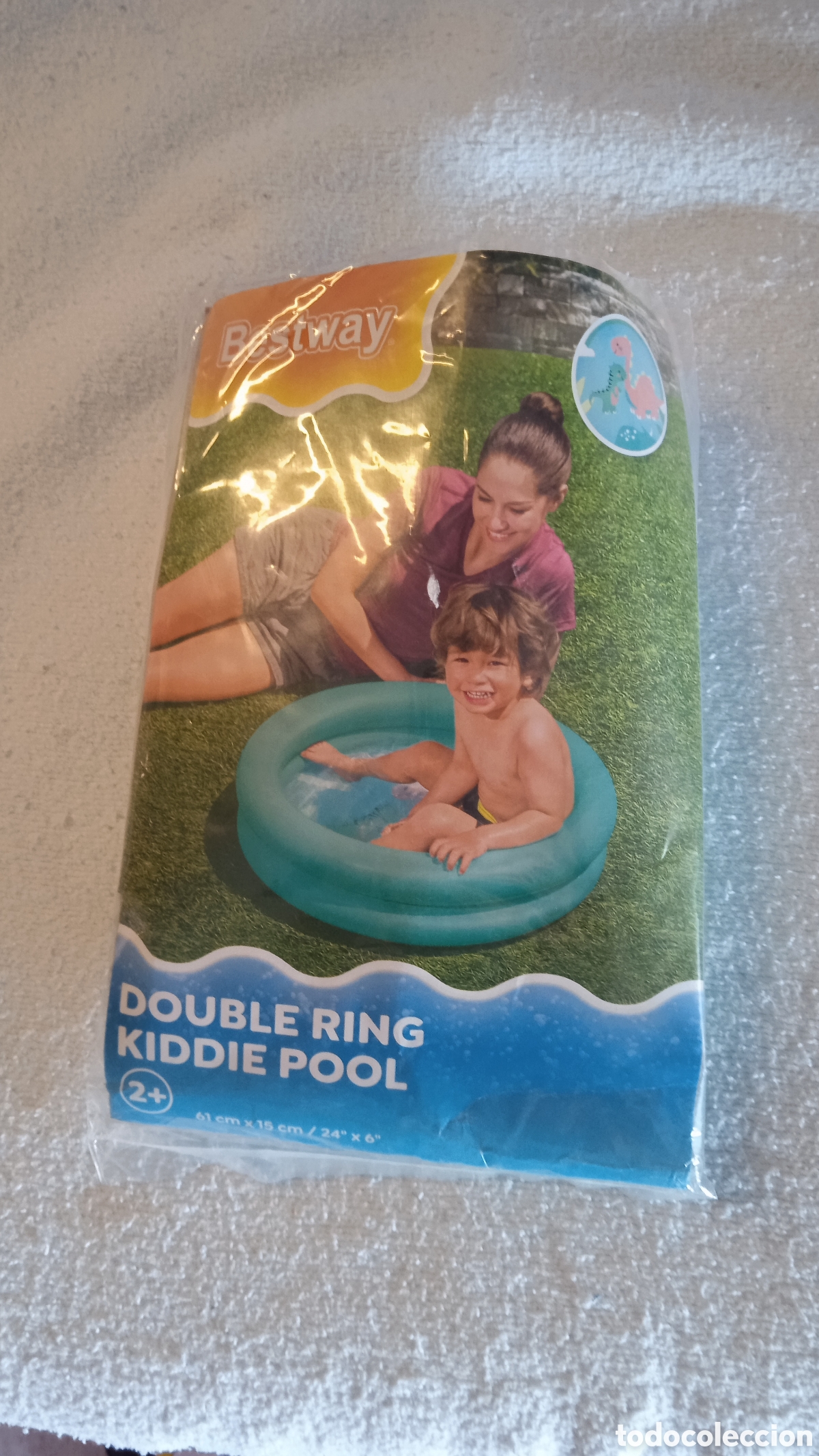 Juguetes antiguos y juegos de colecci&oacute;n: Piscina Hinchable Infantil Bestway Double Ring 61 x 15 cm | Nueva | 2+ A&ntilde;os COMPLETAMENTE NUEVA