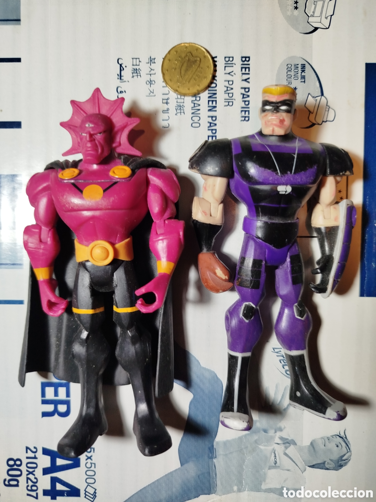 Juguetes antiguos y juegos de colecci&oacute;n: Dos mu&ntilde;ecos DC Batman