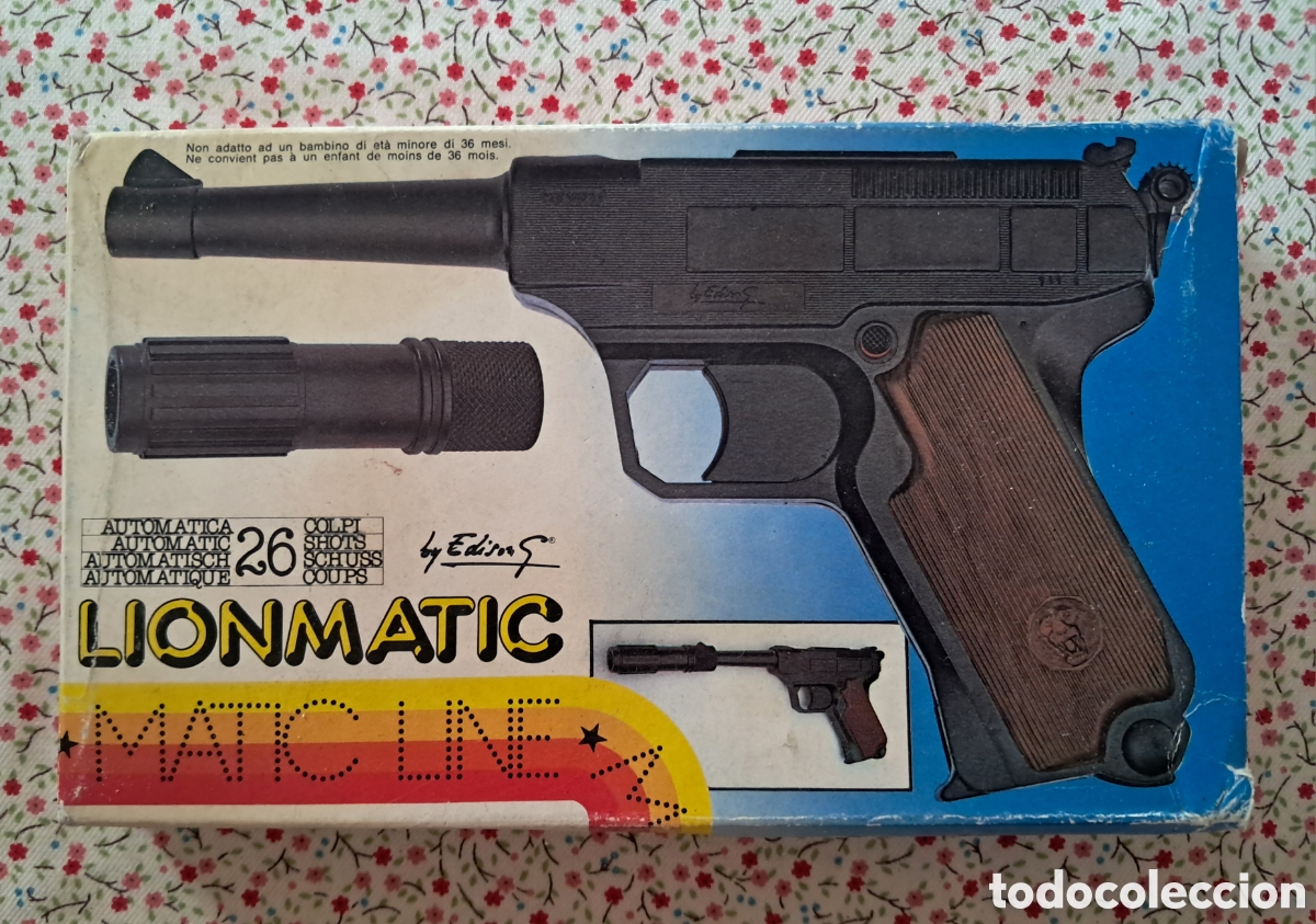 Jouets Anciens et Jeux de collection: Lionmatic. Pistola a&ntilde;os 70 con silenciador