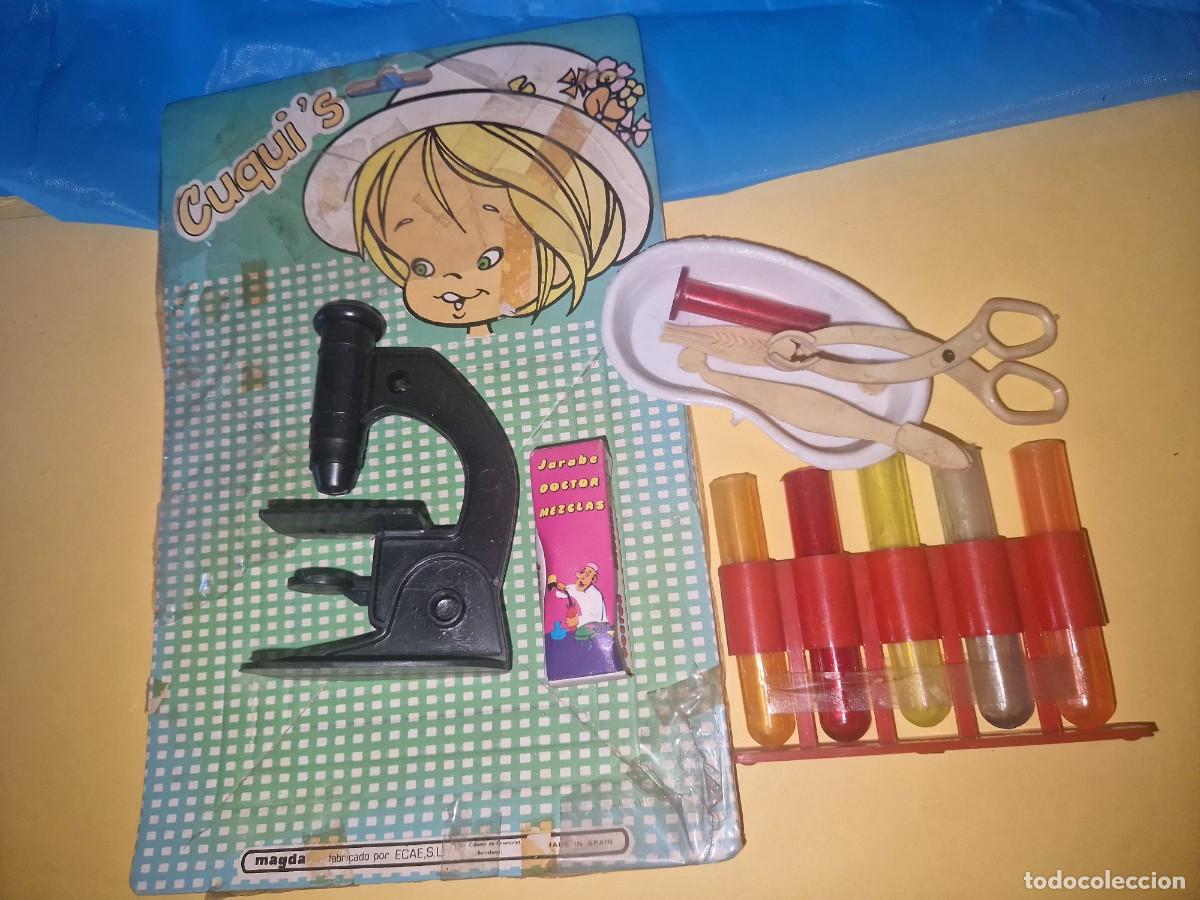 Juguetes antiguos y juegos de colecci&oacute;n: ANTIGUO JUEGO MU&Ntilde;ECA NI&Ntilde;AS ENFERMERA DE LABORATORIO