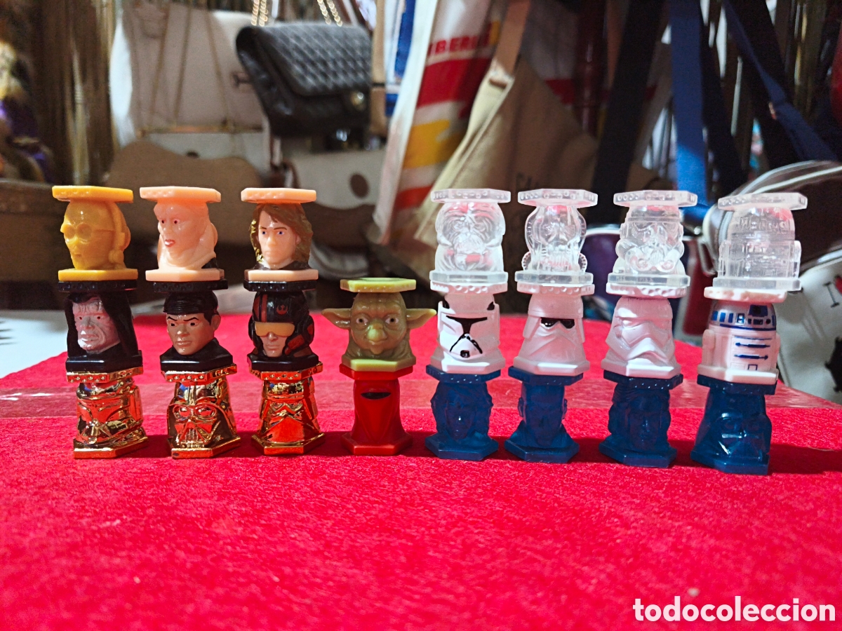 Juguetes antiguos y juegos de colecci&oacute;n: Lote 23 abaton star wars diferentes mandaloriano Dark wader luke r2d2 y mas