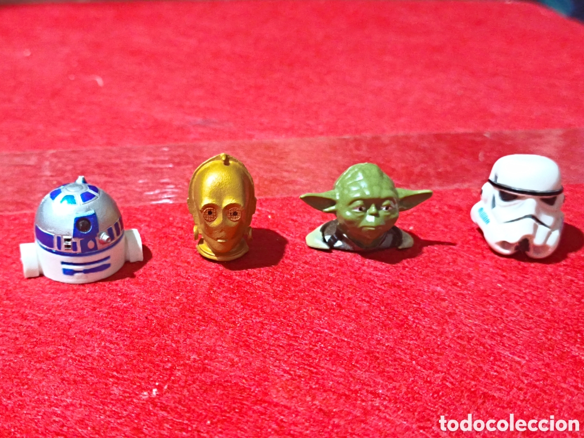 Juguetes antiguos y juegos de colecci&oacute;n: Lote 4 capuchones star wars LICAS FILM LTD