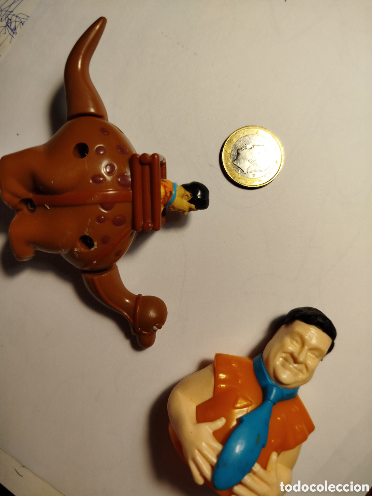 Juguetes antiguos y juegos de colecci&oacute;n: Figuras promocionales Picapiedra retro