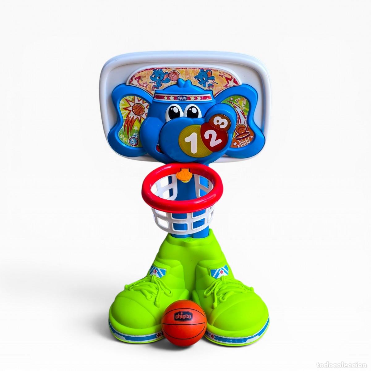 Juguetes antiguos y juegos de colecci&oacute;n: Cesto Basket Eletr&oacute;nico Chicco Basket League 1-2-3 &mdash; A Funcionar